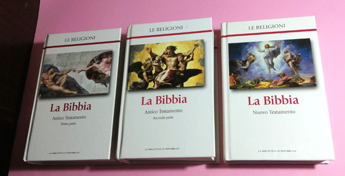 Bibbia volumi antico e - la, volumi: