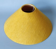 Paralume Tessuto Rustico Giallo Paralumi Lampadario Misura Ø35