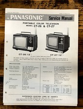 Panasonic CT-26 CT-27 Manuale