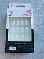 PEGGY SAGE KIT 24 FAUX ONGLES IDYLLIC NAILS + COLLE 150052