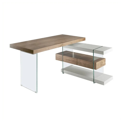 Scrivania legno grigio e - in,