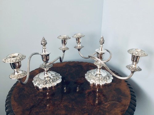Set candelabri due rami - candelabri,