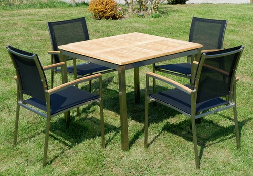 Set giardino acciaio inox - da,