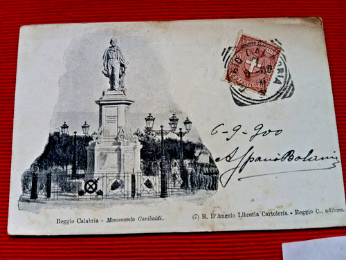 Rara cartolina 1900 napoli - 1900, napoli-