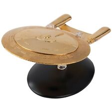 NCC 1701-D Enterprise Gold Star Trek Special modello in metallo Eaglemoss