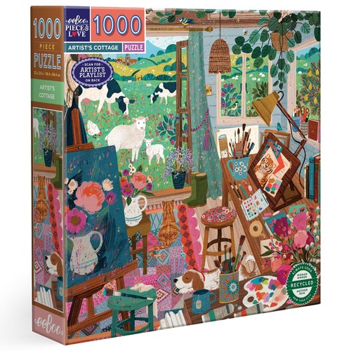 Eeboo artist cottage - eeboo, cottage-puzzle