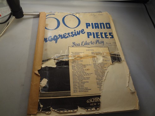 Progressive piano pieces - 60,