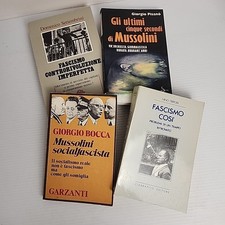lot of 4 mussolini Fascismo
