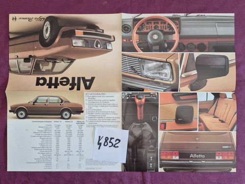 4852 alfa romeo alfetta - n°4852,