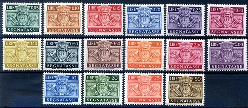 San marino 1945 segnatasse - marino,