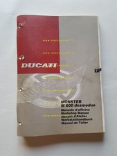 Ducati Monster 600 1994 manuale officina italiano originale WORKSHOP MANUAL 