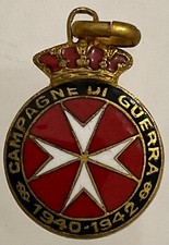 SOVRANO MILITARE ORDINE DI MALTA TRENO OSPEDALE MED CAMPAGNE DI GUERRA 1940.1942