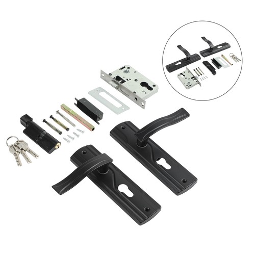 Door handle lock keys - door,