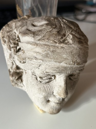 Testa piccola scultura in - -,