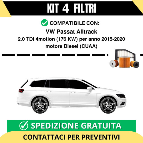 Kit filtri tagliando - kit, vw