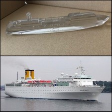 Costa Marina - Modellino Nave In Plexiglas - molto Raro - Costa Crociere