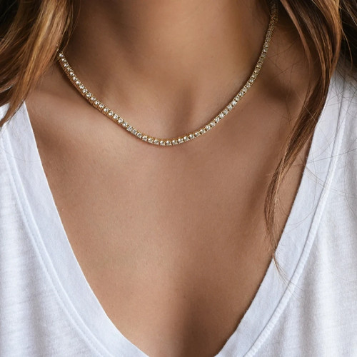 Collana tennis donna - donna, diamanti