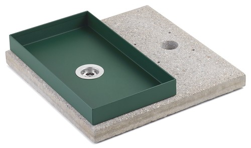 Base con vaschetta per - vaschetta,