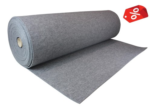 Tessuto feltro grigio 100 - , x