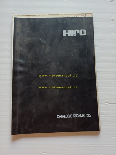 Hiro motore 125 1977 - motore, catalogo