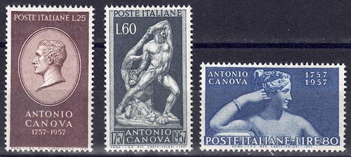 Italia 1957 antonio canova - antonio,