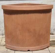 Vaso Resina Angolare Millerighe ELBI Anticato