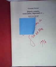 Autografo giosetta fioroni