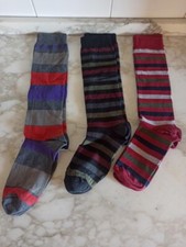 calze Lanza (calzificio italiano),a righe fantasia,nuove,senza etichetta