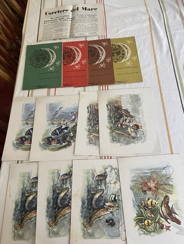 Lot ephemera 1965 italy - of,