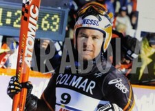 Foto Vintage Sci Mayer Slalom Gigante Alta Badia 16/12/2001 stampa 20x15 cm