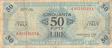 Italia 50 Lire Serie del 1943