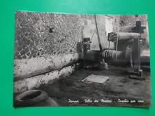 POMPEI VILLA DEI MISTERI TORCHIO PER VINO - CARTOLINA VINTAGE COLLEZIONE