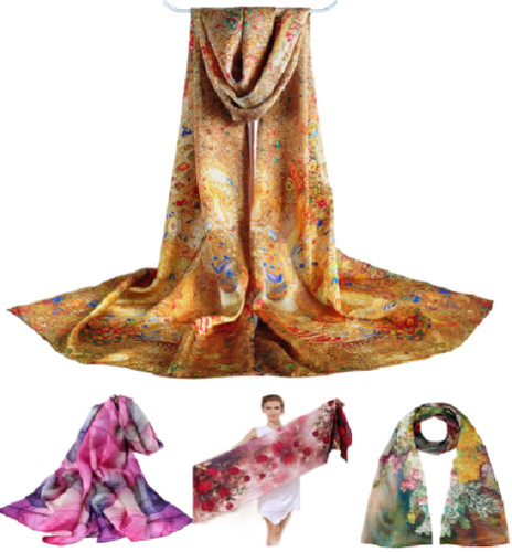 Sciarpa donna 100 seta - sciarpa, 100%