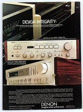 Denon PMA-750 Amp DRA-400 Ricevitore Rivista Ad Stampa Design Pubblicità