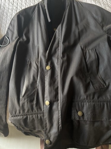 Giacca barbour indossata - giacca,