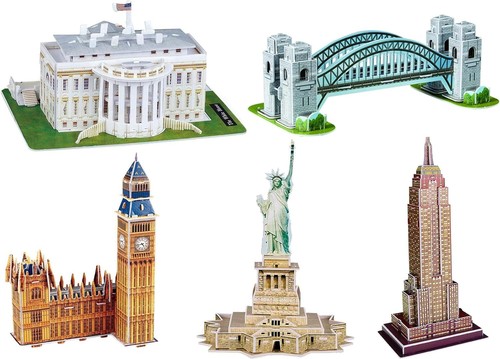 Puzzles models - 3d,