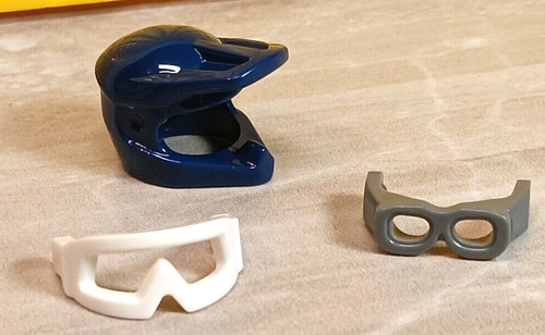 Lego casco dirt bike - dirt, visiera