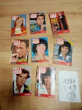 LOT 8 magazines tv 1981 télé poche-télévision-jeannot/montand/ruggieri/ceylac