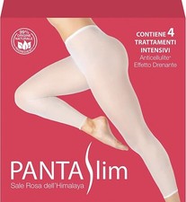 PANTASLIM - Kit Con 4 Trattamenti - Collant Drenante Anticellulite Con Sale Rosa