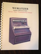Manuale jukebox Wurlitzer