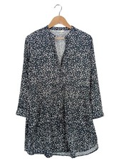 ONLY Abito a maniche lunghe Donna Abito Taglia IT 38 blu-grigio chiaro-bianco