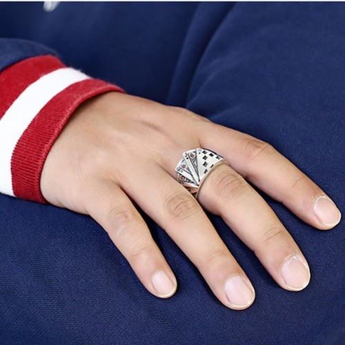 Anello aperto poker fortunato