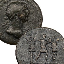 Traiano radia dupondius - traiano.,