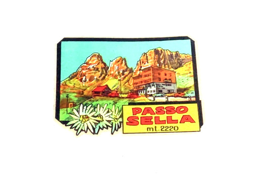 Adesivo passo sella piaggio - adesivo,