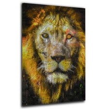 Leinwandbild Wandbild Löwe