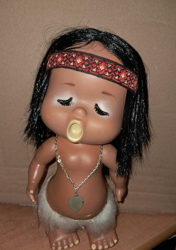 Bambola gomma vintage hula - bambola,