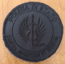 Scudetto/Patch/Toppa Omerale Polizia Non Più In Uso