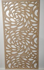 Arredamento armadio radiatore. Scrematura Traforata Spessore 3,4 e 6mm MDF Taglio Laser NB30