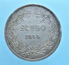 PIO IX SCUDO 1854 ROMA MONETE DA COLLEZIONE ARGENTO SILVER COIN NUMISMATICA