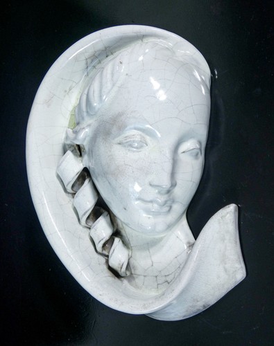 Scultura ceramica volto - scultura,